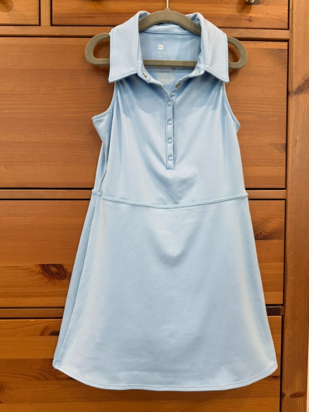 Girls Tennis Dress - All in Motion - Light Blue - Size Girls Medium (8)